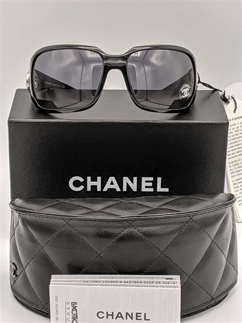 chanel leather sunglasses|authentic Chanel sunglasses.